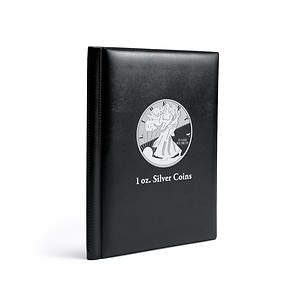 Pocket album ROUTE for 48 silver coins up to 41mm diameter, black