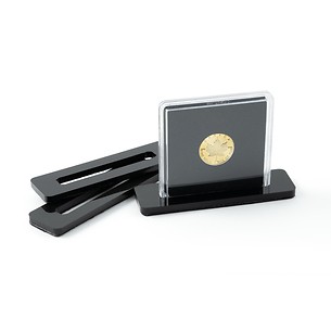 QUADRUM coin stand, 10 pcs pack, black