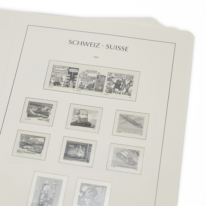 Lighthouse supplement with stamp mounts Switzerland 2019