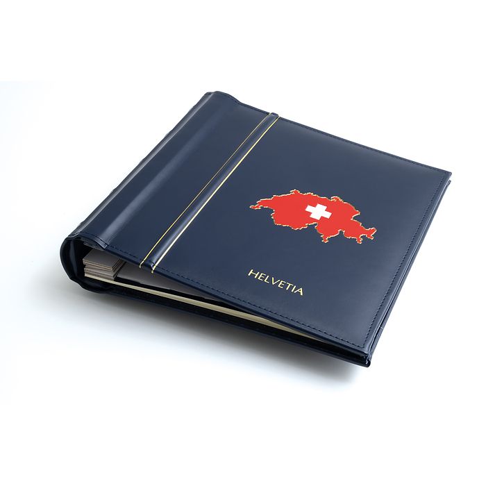 LIGHTHOUSE SF-Illustrated album PERFECT DP, classic design SWITZERLAND 2020-2022, blue