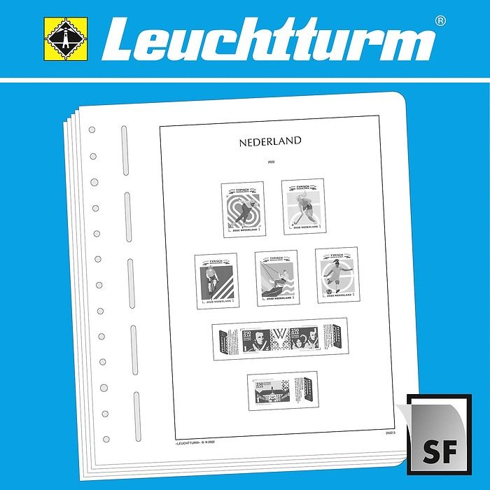 Lighthouse supplement with stamp mounts The Netherlands 2021