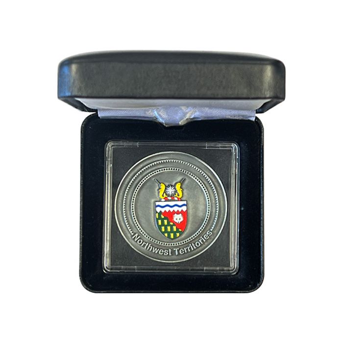 Limited Edition Collectors Coin for the Northwest Territories in NOBILE coin box