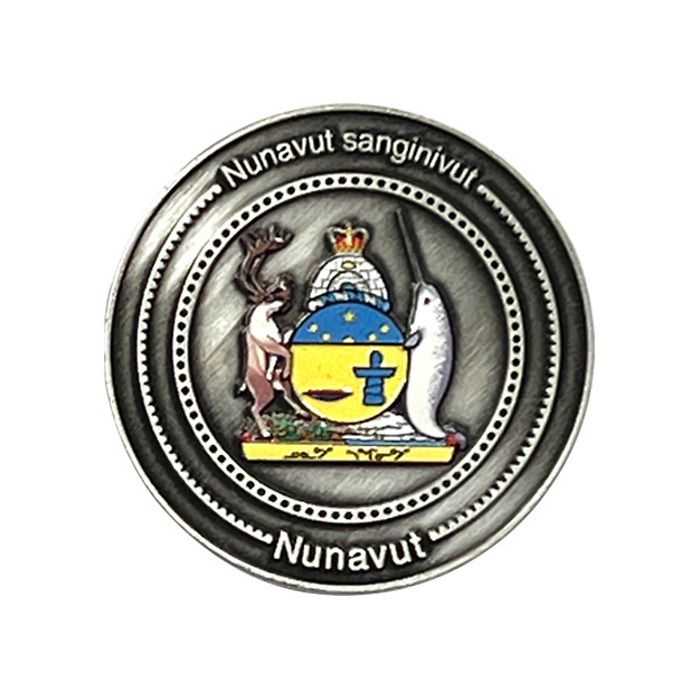 Limited Edition Collectors Coin for Nunavut in NOBILE coin box