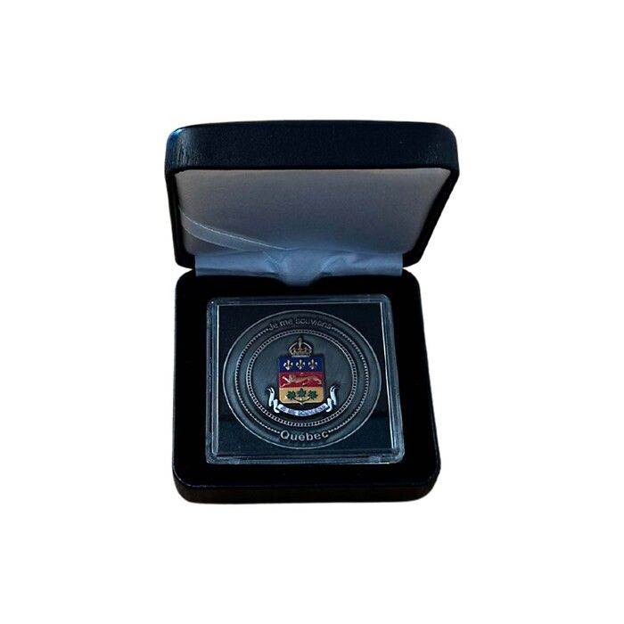 Limited Edition Collectors Coin for Quebec in NOBILE coin box