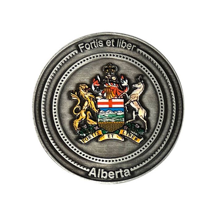 Limited Edition Collectors Coin for Alberta in NOBILE coin box