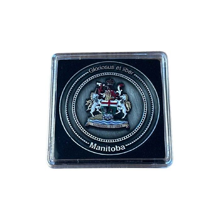 Limited Edition Collectors Coin for Manitoba in NOBILE coin box